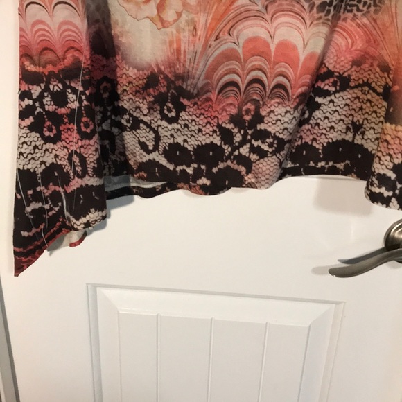 Style&co. 2X floral&sequin design w/ Asymmetrical - Picture 4 of 5